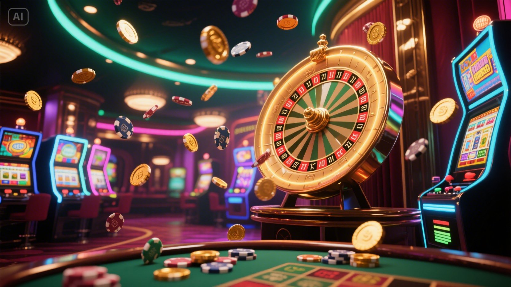 Casino mega casino game desktop and mobile interfaces